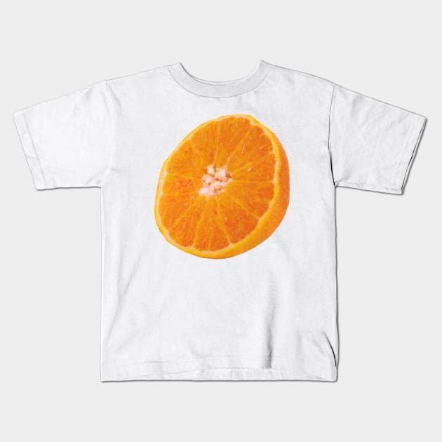 Orange Slice Kids T-Shirt by Food Photography